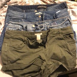 3 pairs of gently worn shorts